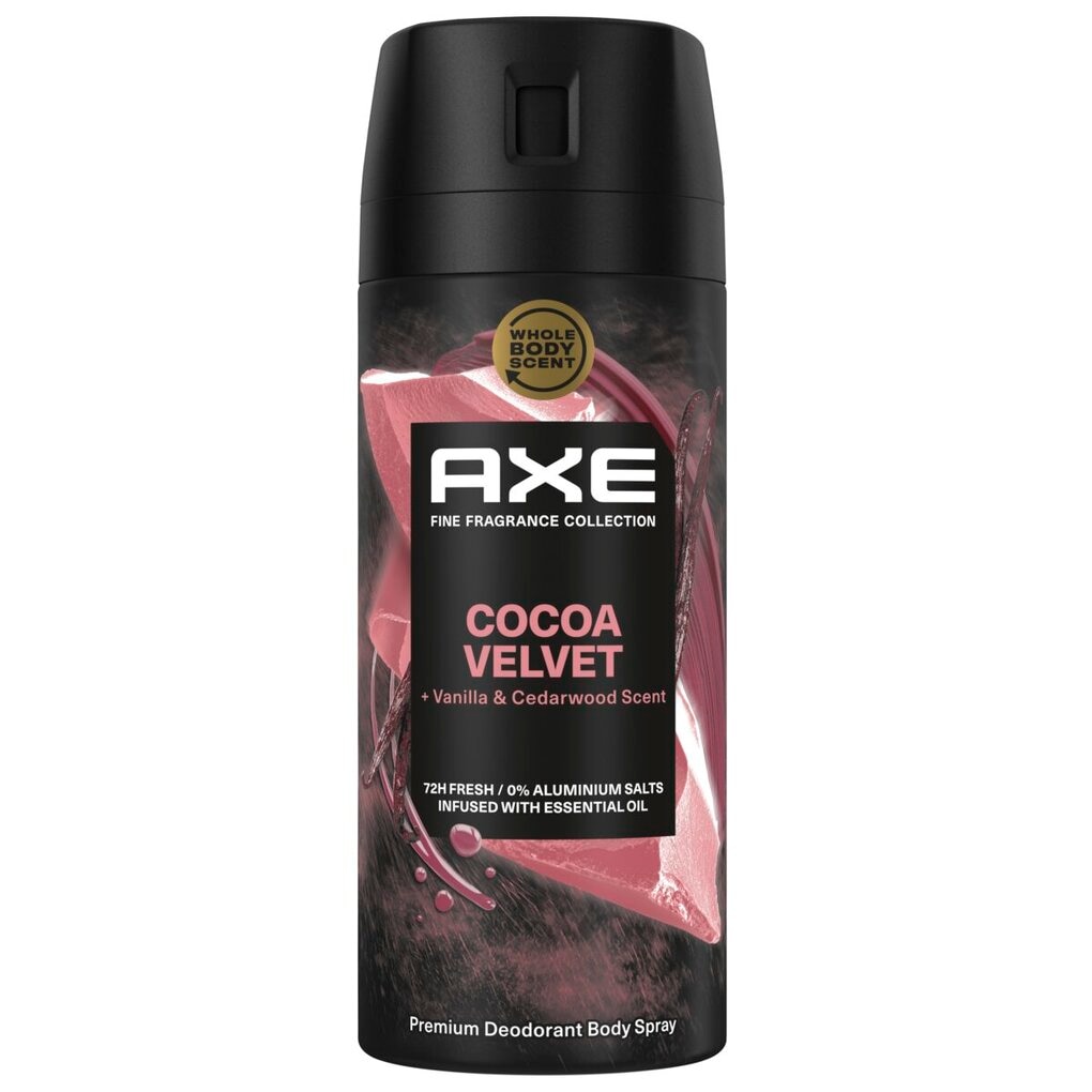 Axe Fine Fragrance Cocoa Velvet Deodorant Bodyspray