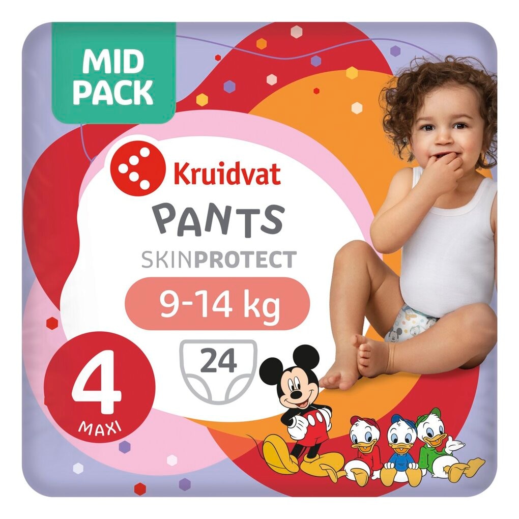 Kruidvat Maat 4 Maxi Luierbroekjes Midpack
