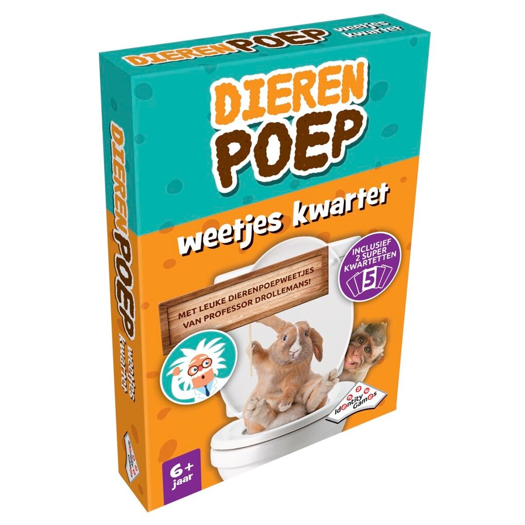 Identity Games Dierenpoep Kwartet Identity Games Dierenpoep Kwartet