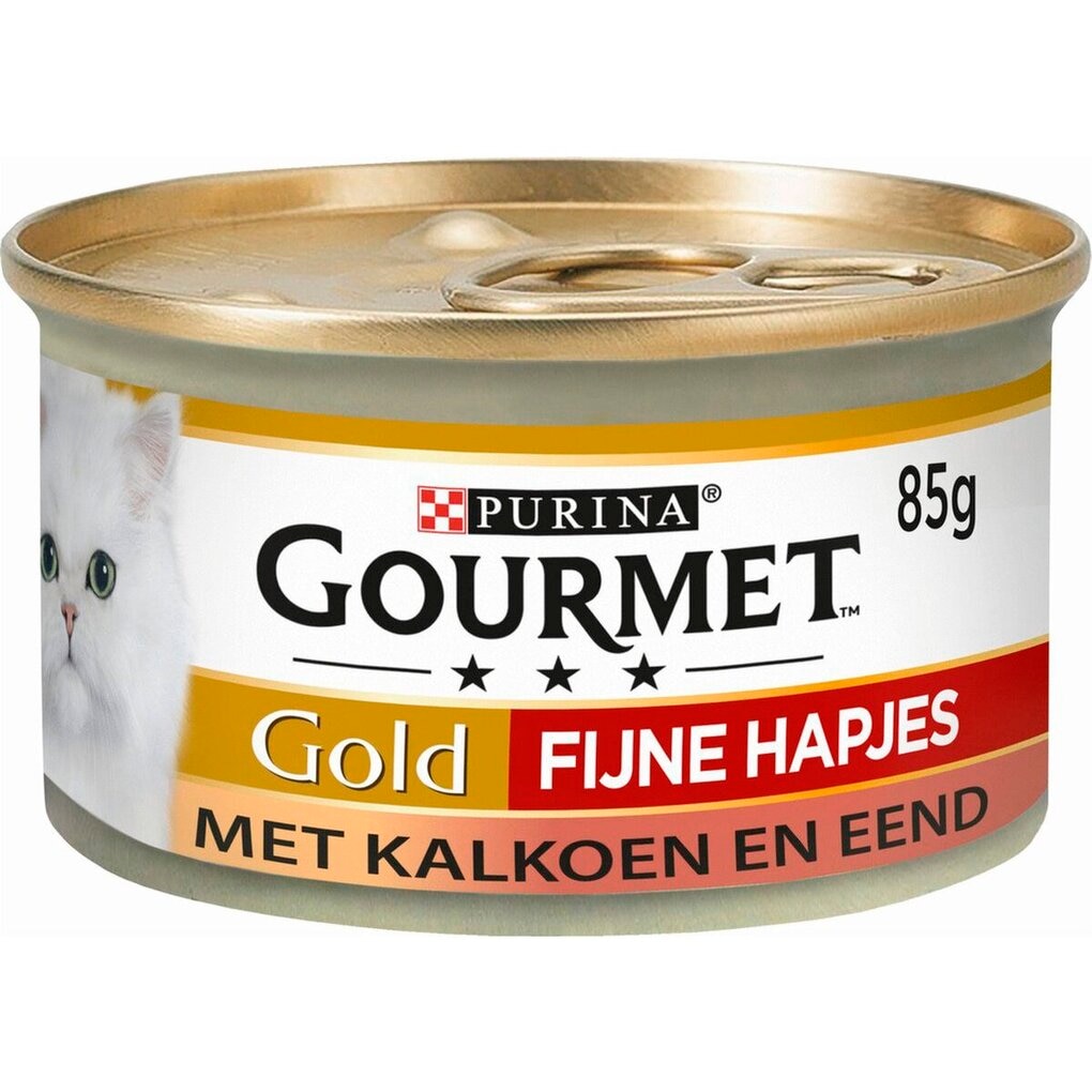 Purina Gourmet Gold Fijne Hapjes in Saus Kattenvoer