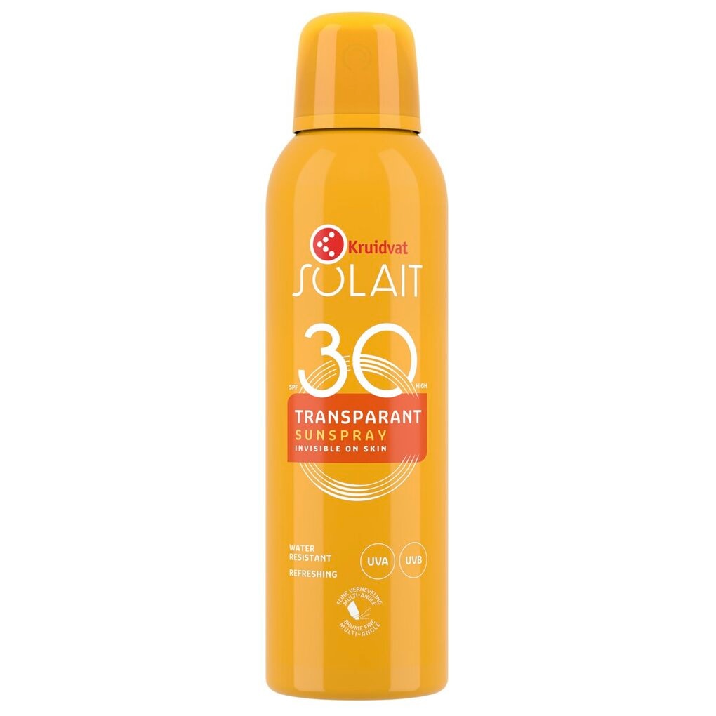 Kruidvat Solait Transparant SPF30 Refreshing Sunspray