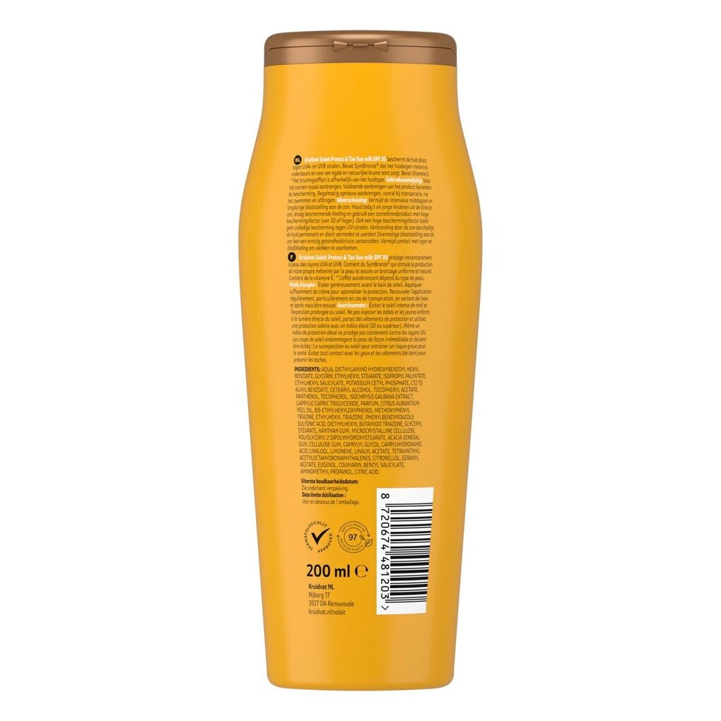 Kruidvat Solait Protect & Tan SPF30 Sunmilk