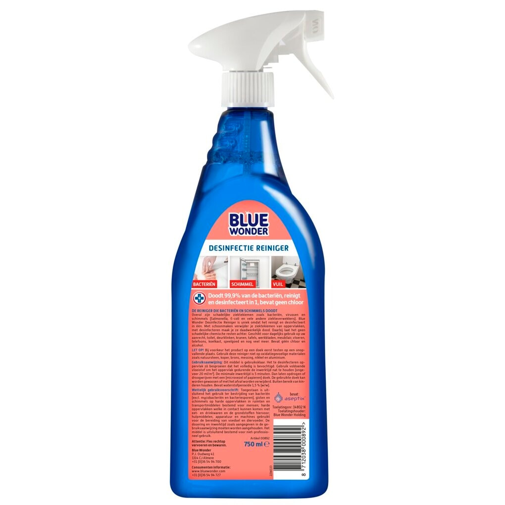 Blue Wonder Desinfectie Reiniger Spray