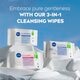 NIVEA Lingettes Nettoyantes et Adoucissantes 3-en-1