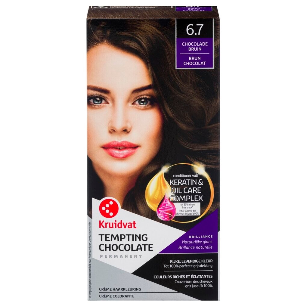 Kruidvat 6.7 Chocolade Bruin Crème Haarkleuring