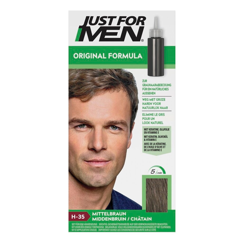 Just For Men Original Formula H-35 Middenbruin Haarkleuring
