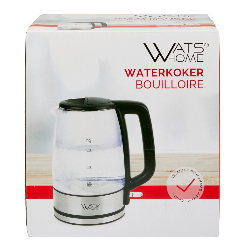 Watshome Glazen Waterkoker