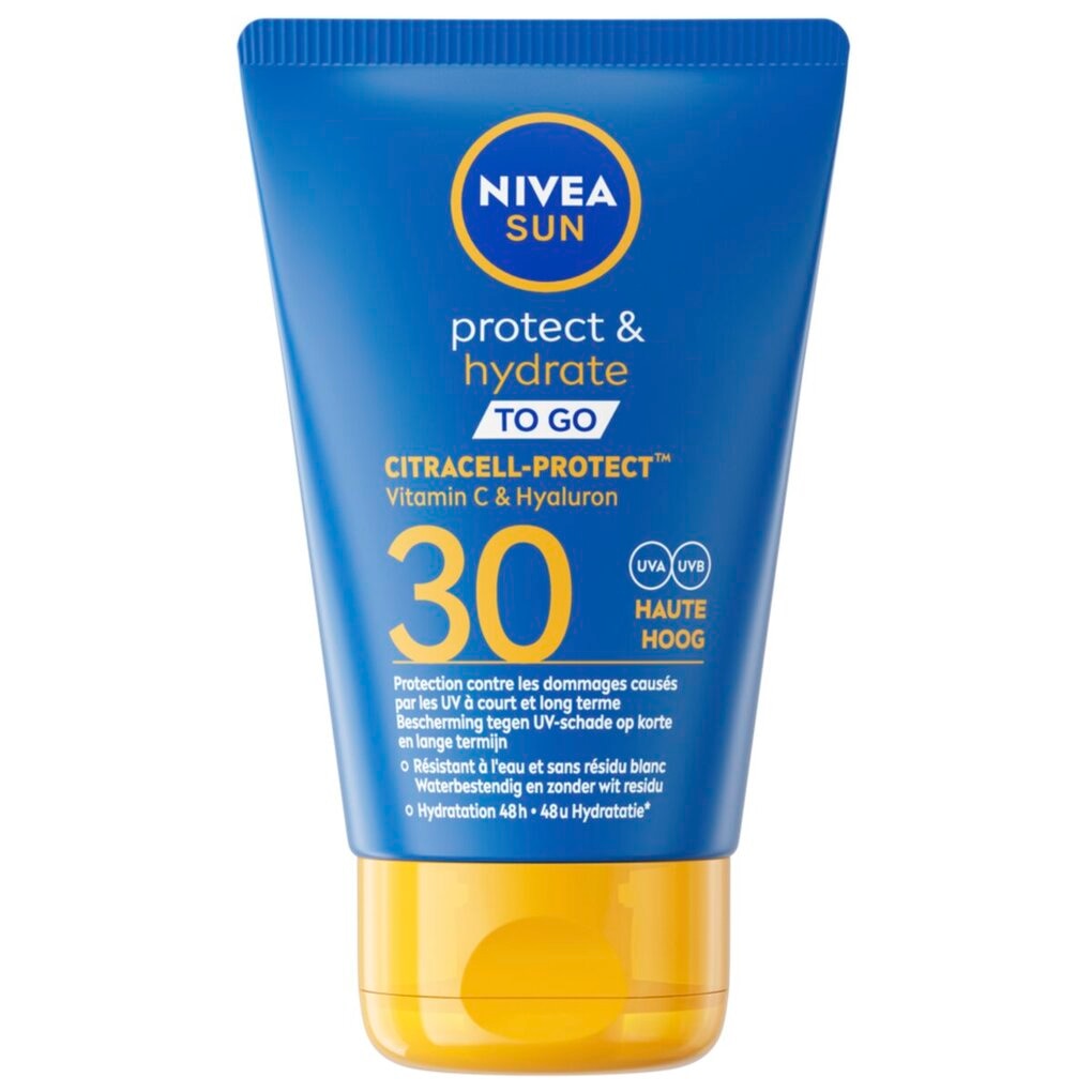 NIVEA Sun Crème Solaire Protect & Hydrate FPS30 Format Voyage