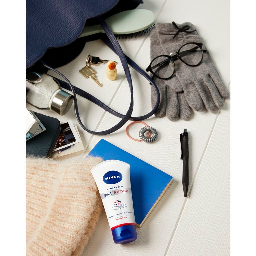 NIVEA Crème Mains 3-en-1 Repair & Care