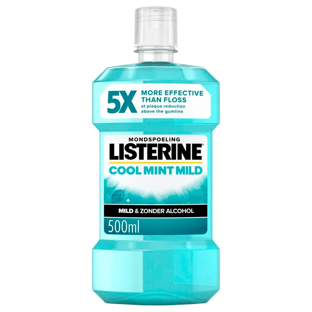 Listerine Bain de Bouche Cool Mint Goût Plus Léger