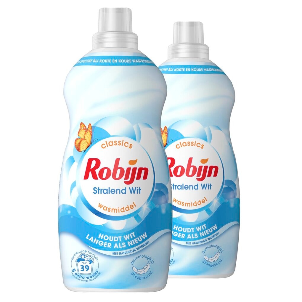 Robijn Klein & Krachtig Stralend Wit Vloeibaar Wasmiddel