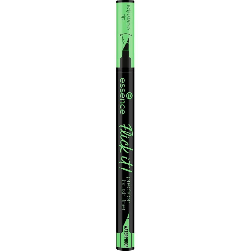 Essence Precision Brush Liner Flick It! 01 Black Waterproof Essence Precision Brush Liner Flick It! 01 Black Waterproof