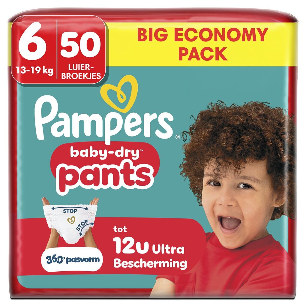 Pampers Couches-Culottes Baby-Dry Taille 6