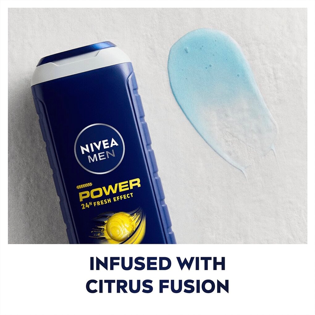NIVEA Men Power 24H Fresh Effect 3-in-1 Douchegel