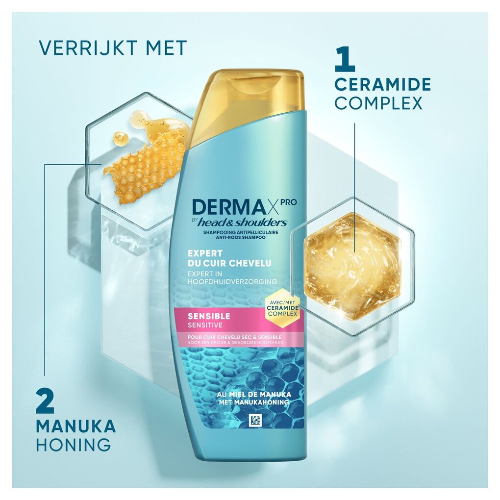 DermaXPro by Head & Shoulders Sensitive Anti-roos shampoo 250ml
