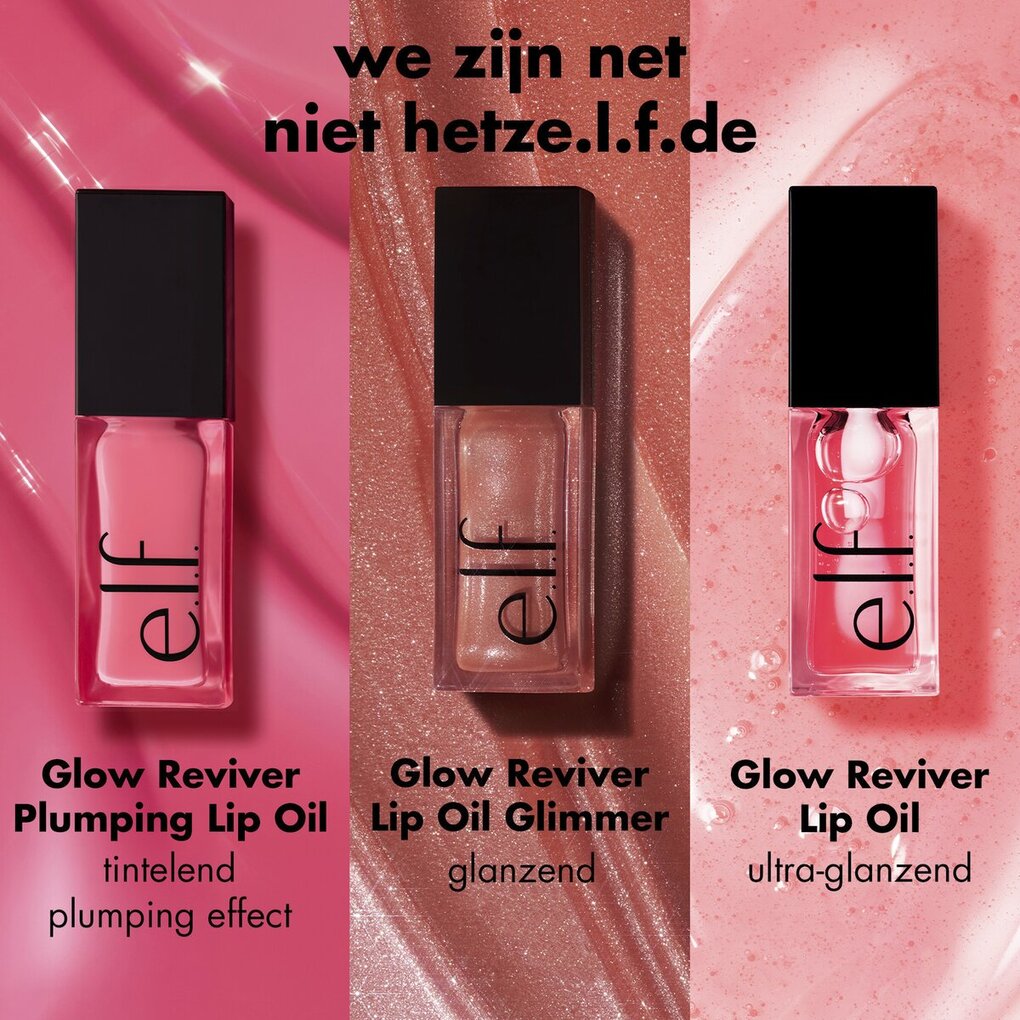 e.l.f. Huile pour les Lèvres Plumping Glow Reviver Ultraviolet