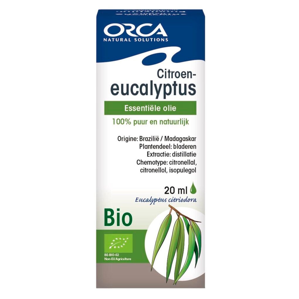 Orca Bio Citroen-Eucalyptus Essentiële Olie