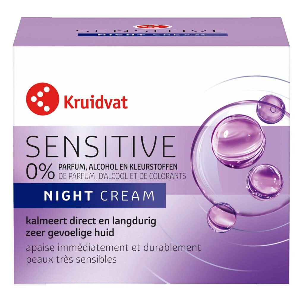 Kruidvat Sensitive Nachtcrème