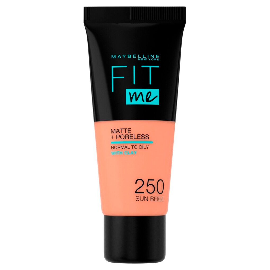 Maybelline Fit Me Fond de Teint Matte + Poreless 250 Sun Beige