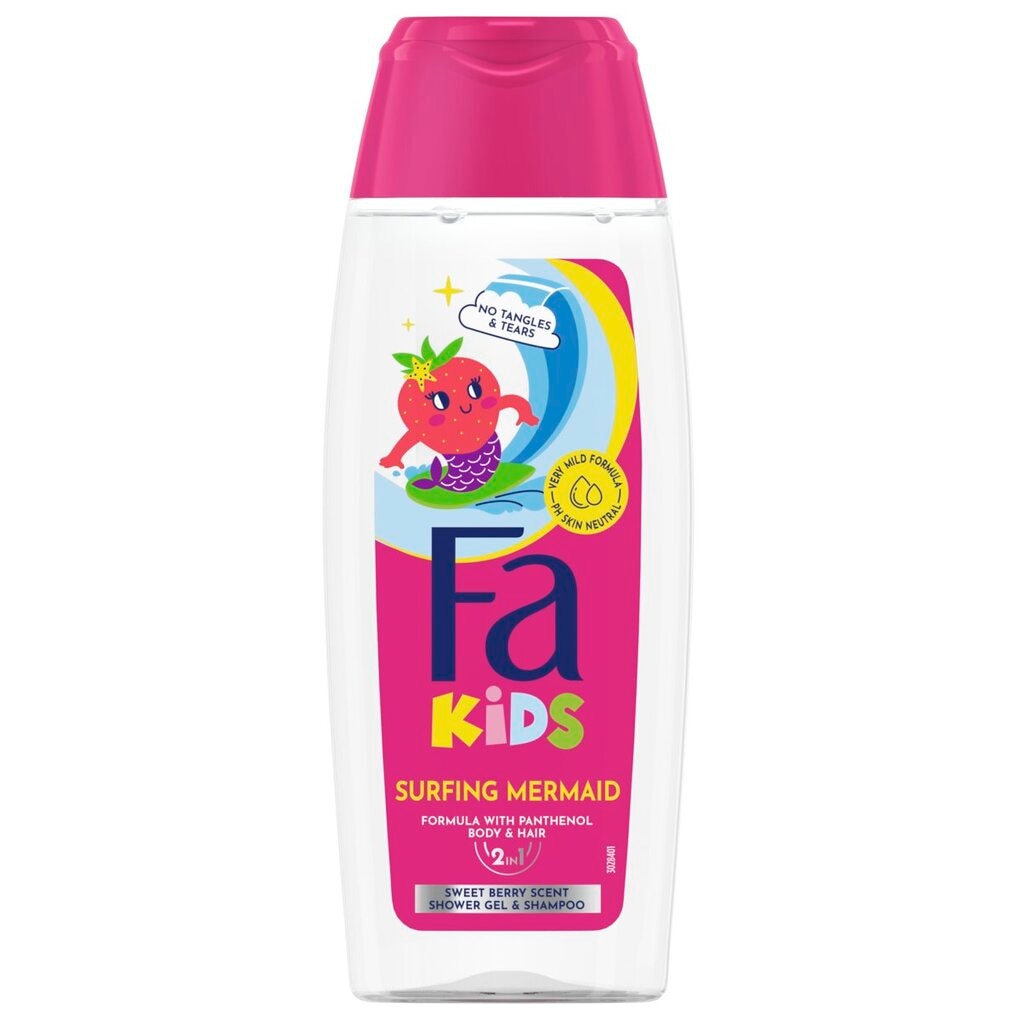 Fa Kids Gel Douche et Shampoing 2-en-1 Surfing Mermaid Fa Kids Gel Douche et Shampoing 2-en-1 Surfing Mermaid