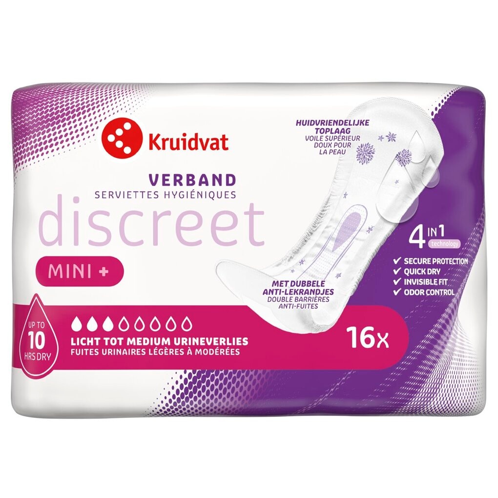 Kruidvat Discreet Mini Plus Serviette d’Incontinence