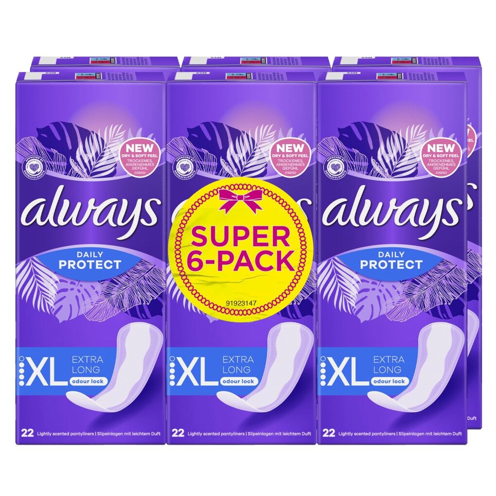 Always Daily Protect Extra Long Inlegkruisjes