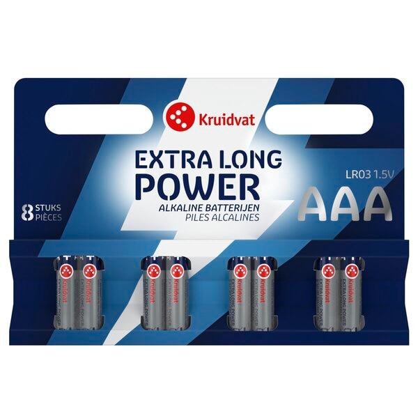 Kruidvat AAA Alkaline Batterijen