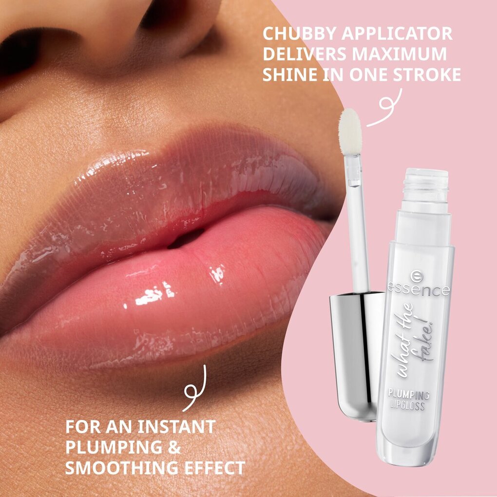 Essence What The Fake! 102 Pink About It Plumping Lipgloss