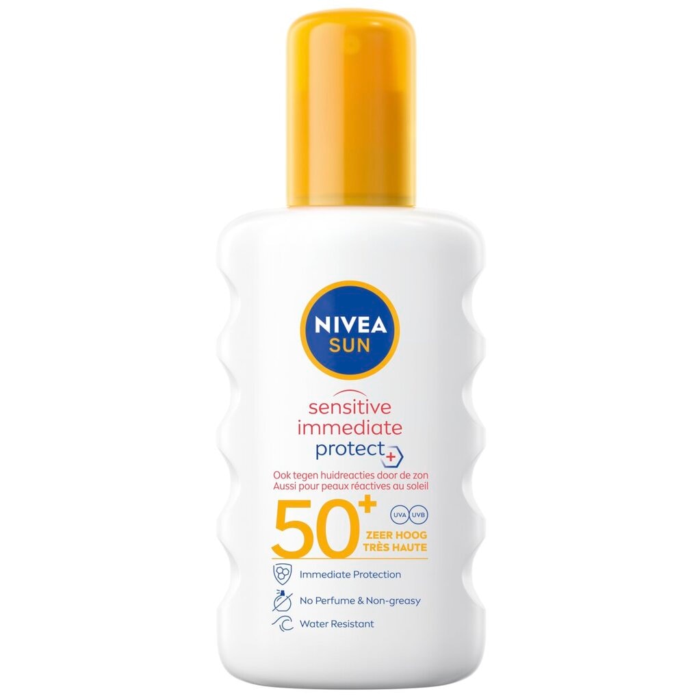 NIVEA Sun Sensitive Immediate Protect+ SPF50+ Zonnebrandspray