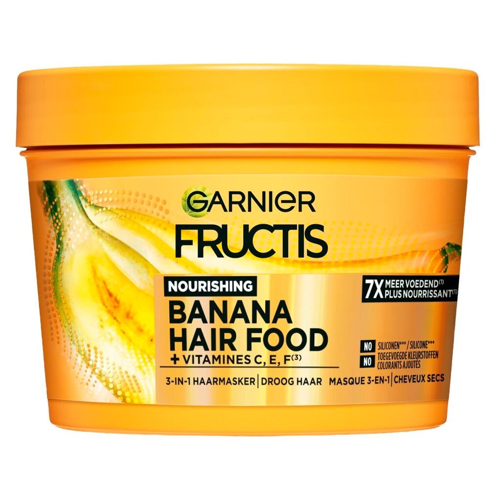 Garnier Fructis Nourishing Banana Hair Food Masque Capillaire 3-en-1 Garnier Fructis Nourishing Banana Hair Food Masque Capillaire 3-en-1