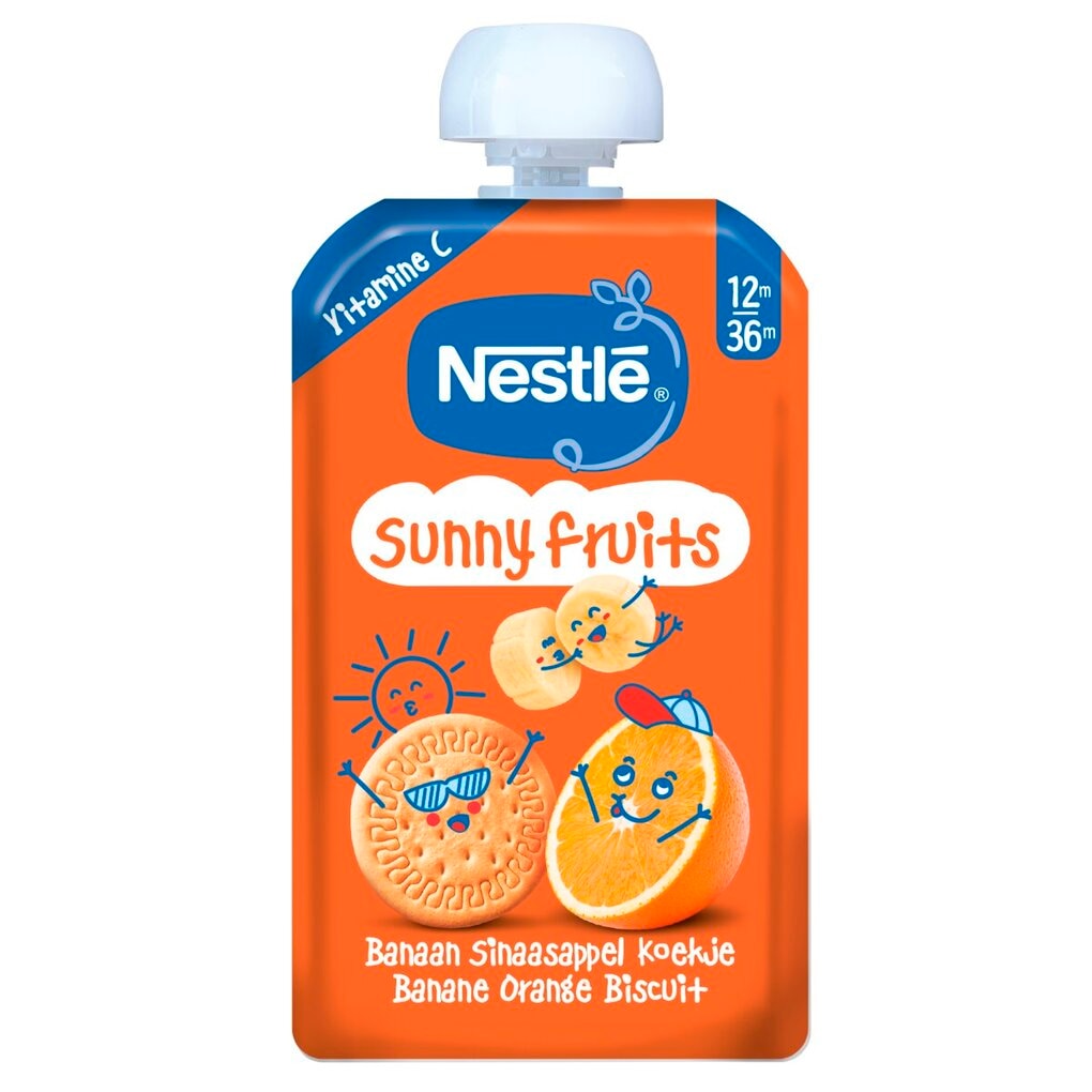 Nestlé 12M+ Sunny Fruits Knijpzakje