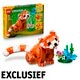 LEGO Creator 3-en-1 31394 Les Adorables Animaux : le Panda Roux