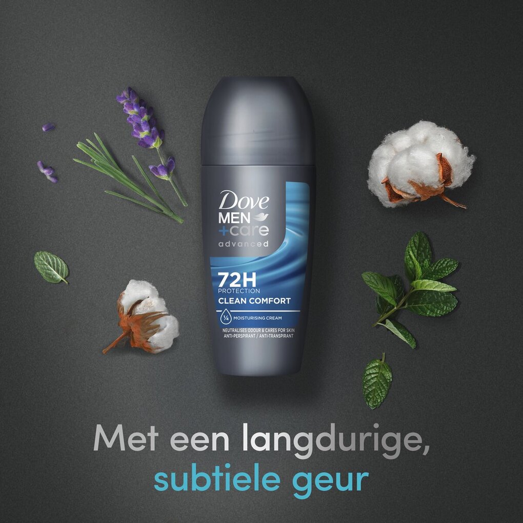 Dove Advanced Men+Care Roller Anti-Transpirant Compressé Clean Comfort